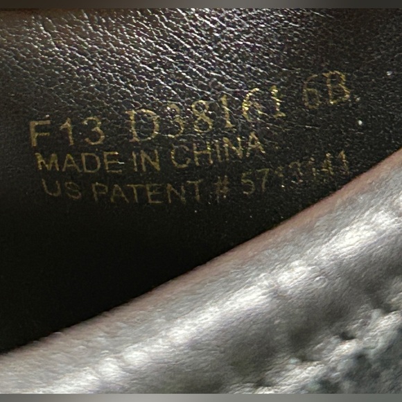 Cole Haan NikeAir Womens Black Leather Suede Wedge Mule Clogs . Sz 6B - Picture 15 of 15